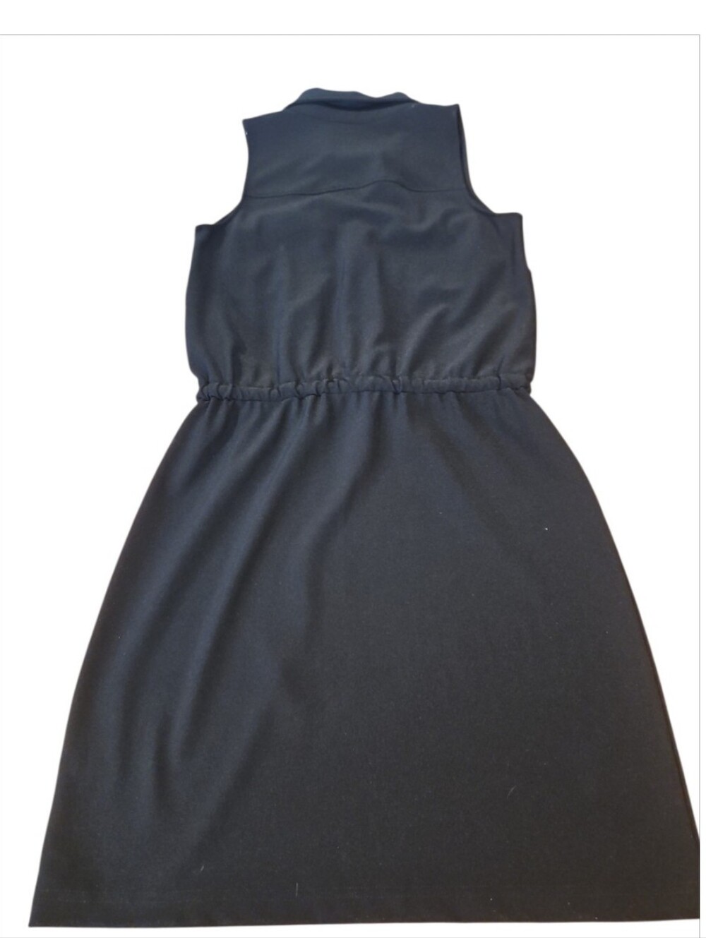 Boston Proper Beyond Travel Chic Drawstring Utility Dress Black S - Picture 8 of 10